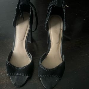 Aldo black strap heel 🖤👠 well worn